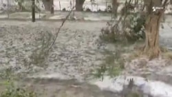 "Parece que estamos en Canadá", cubanos no salen del asombro tras lluvia de granizos "Parece que estamos en Canadá", cubanos no salen del asombro tras lluvia de granizos