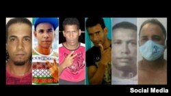 Manifestantes de Caimanera. (Facebook/Marcel Valdes)