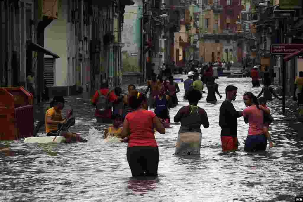 Afectaciones de Irma en La Habana. Foto Elio Delgado.