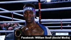 El púgil matancero William Scull.