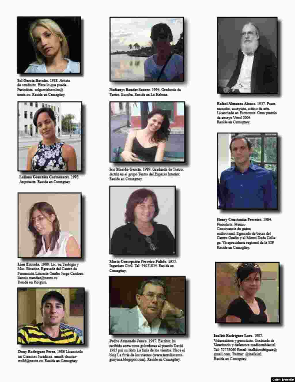 Colaboradores de La Hora de Cuba 