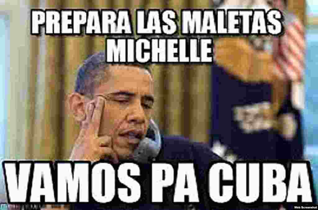 Prepara las maletas, Michelle. ¡Vamos pa'Cuba!
