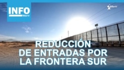 Info Martí | Drástica reducción de entradas por la frontera sur Info Martí | Drástica reducción de entradas por la frontera sur