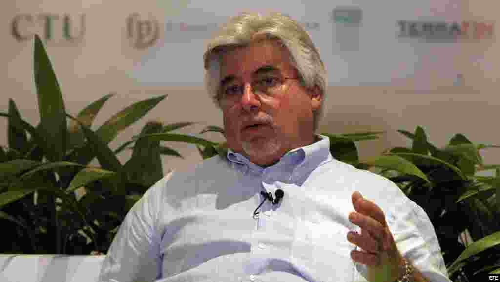 El ministro uruguayo de Ganadería, Agricultura y Pesca, Tabaré Aguerre Lombardo, en La Habana.