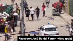 Operativo policial contra la sede de la UNPACU, en Santiago de Cuba. 