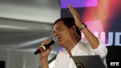 El presidente de Ecuador, Rafael Correa, de viaje a EE.UU.