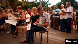 Una reunión de debate de la Reforma Constitucional.