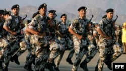 Soldados de las fuerzas de seguridad de Arabia Saudí. Foto de archivo.