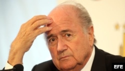 El presidente de la FIFA, Joseph Blatter.