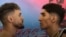 Los pugilistas Robeisy Ramírez y Rafael "Divino" Espinoza.