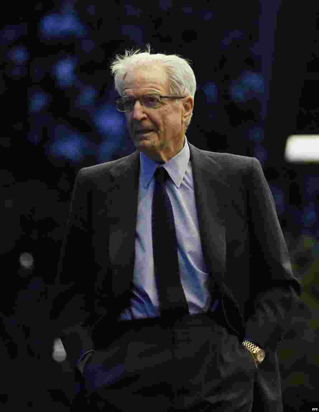 El abogado Antonio Garrigues Walker, a su llegada a la cena