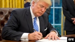 El presidente estadounidense, Donald Trump.