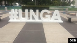 Hashtag de la Asamblea General de la ONU