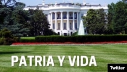 Cartel de la manifestación de este 20 de marzo: "Patria y Vida. Primero derechos y Luego negocios".